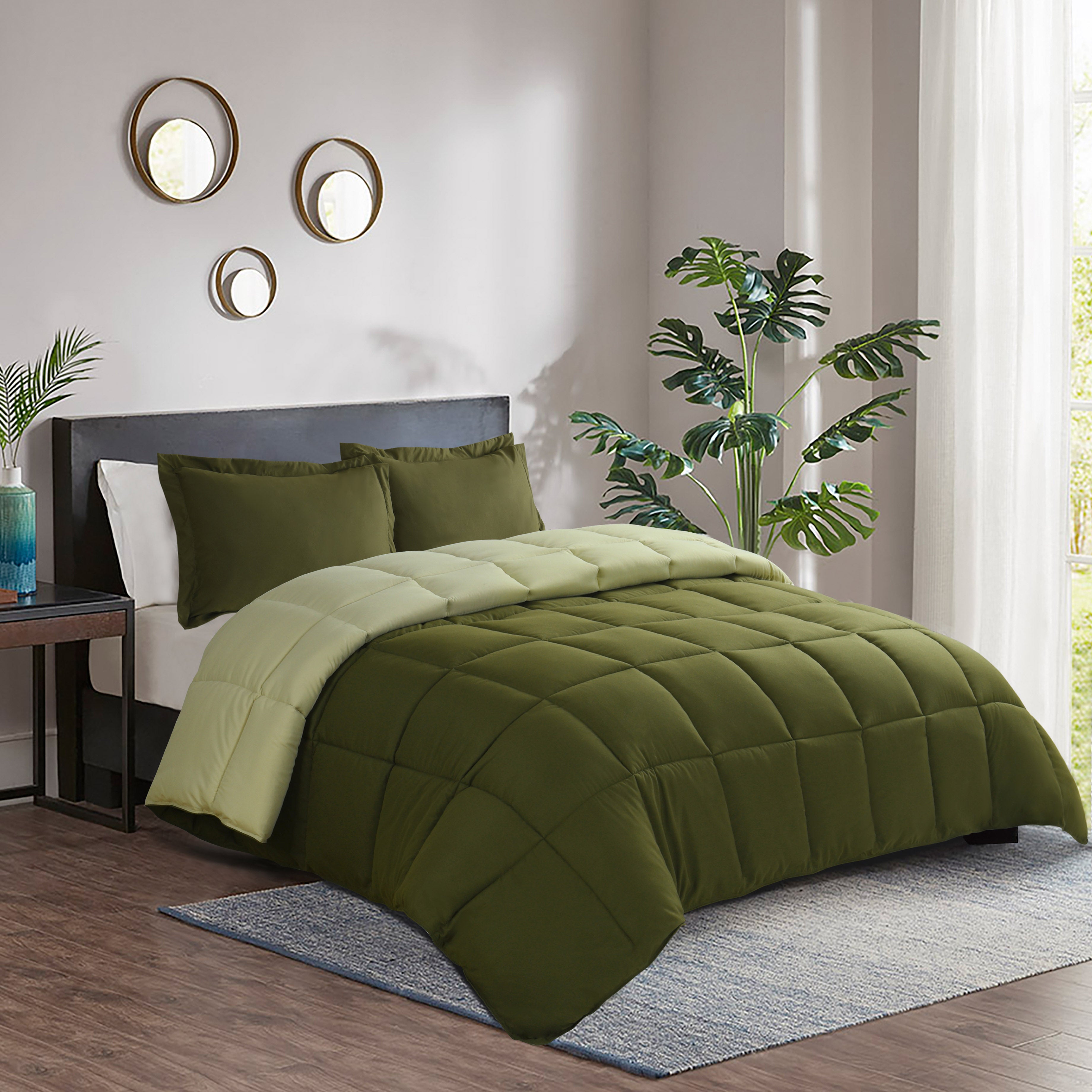 HIG Light Weight Down Alternative Comforter Set, Reversible
