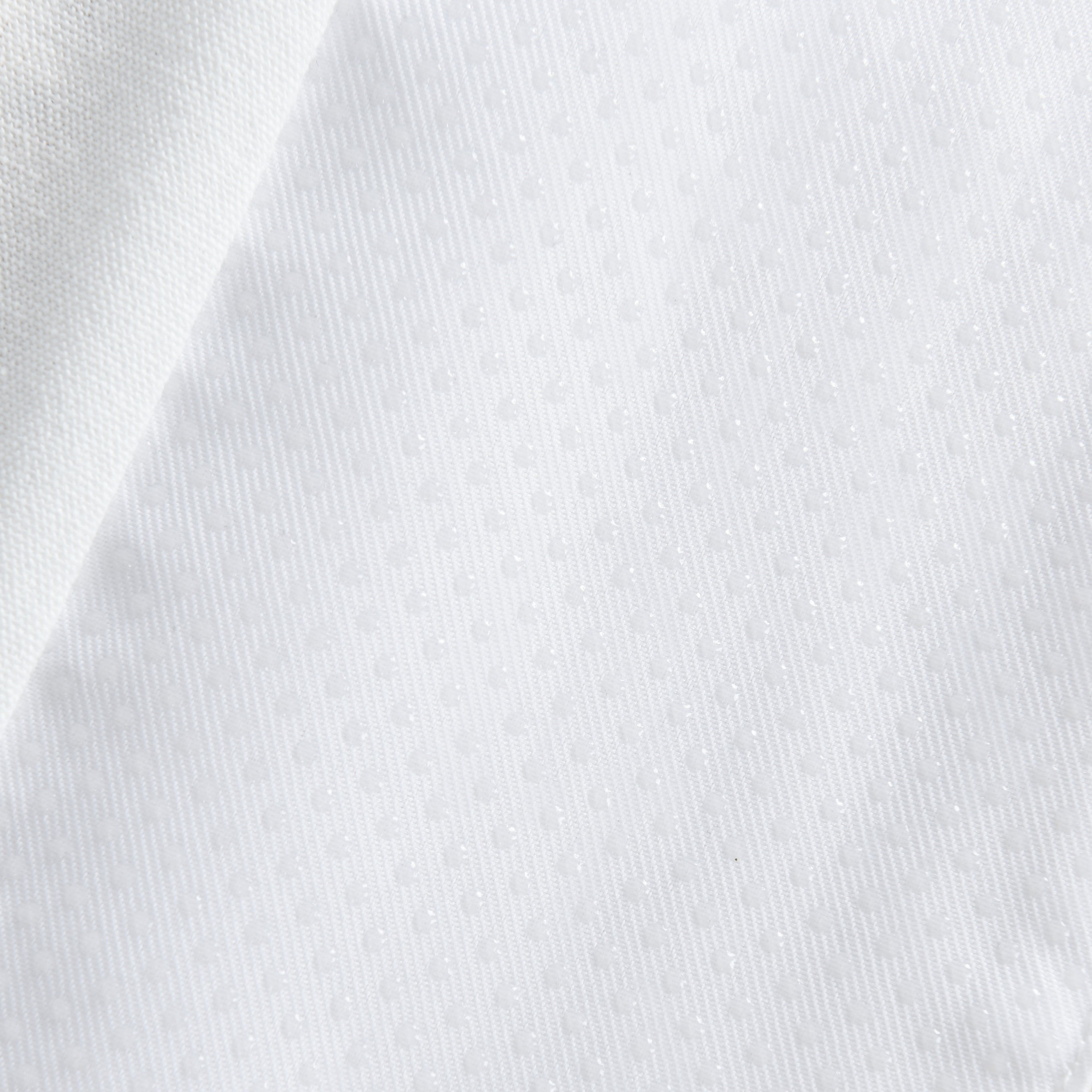 HIG Off-White Queen Bed Skirt, Scallop Edge Pleated Dust Ruffle, 14 Inch Drop Anti-Slip Thick Fabric, Pre-Washed for Durability