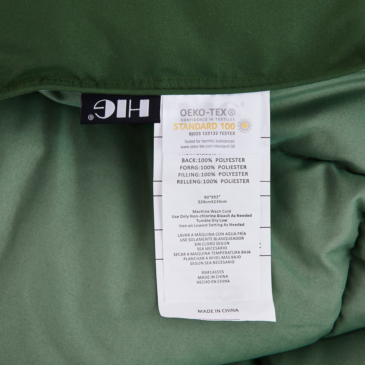 HIG Light Weight Down Alternative Comforter Set, Reversible, Including a Variety of Colors and Sizes