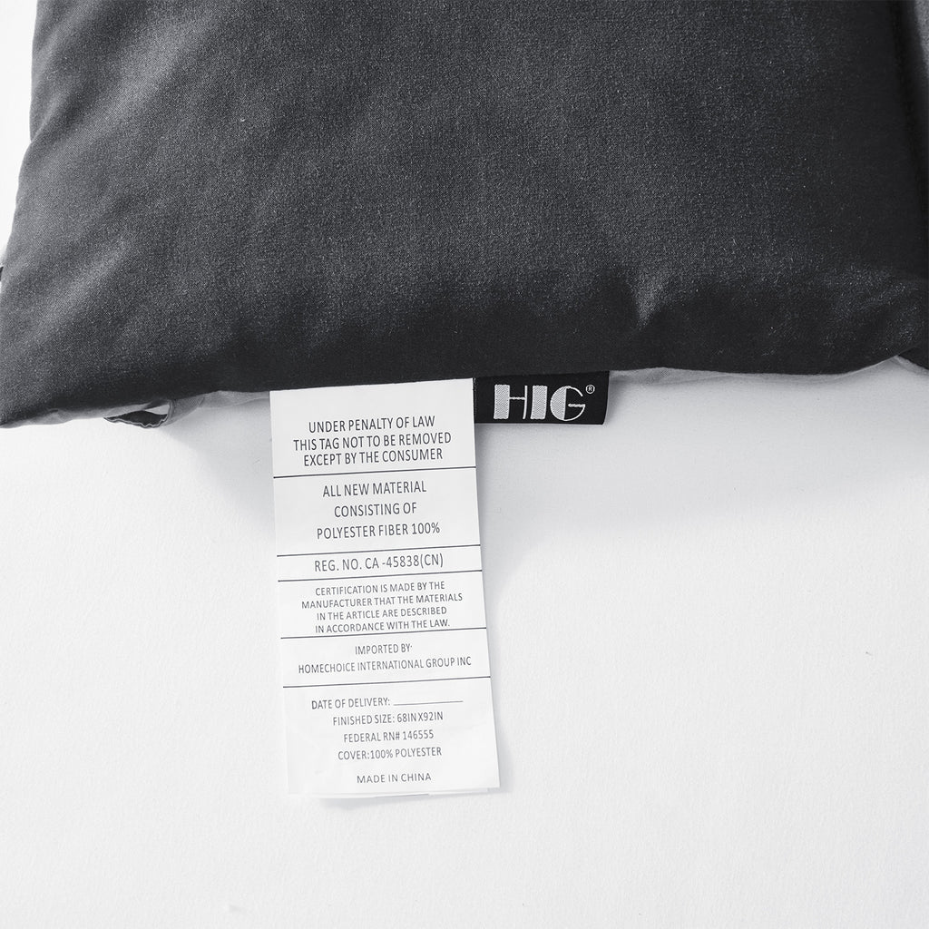 HIG 5or7 Pieces Comforter Set,Reversible and Lightweight Bed in a Bag with Comforter, Flat Sheet, Fitted Sheet, Pillowcases, All Season Bedding Set for Dorm Bedroom